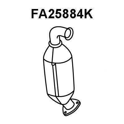 Catalytic Converter (FA25884K)