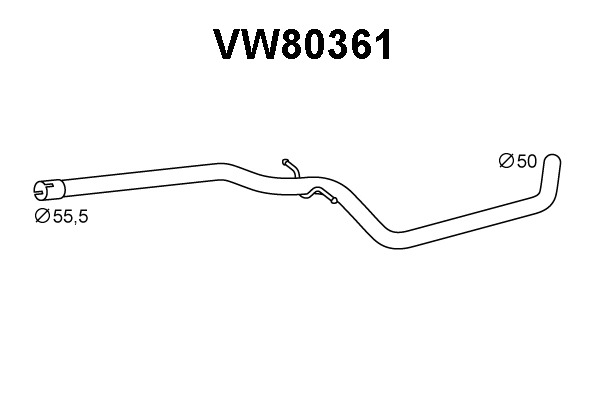 Exhaust Pipe (VW80361)