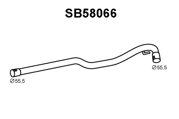 Exhaust Pipe (SB58066)
