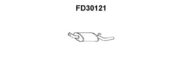 Rear Muffler (FD30121)