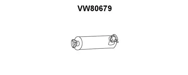 Rear Muffler (VW80679)