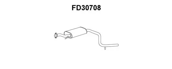 Front Muffler (FD30708)