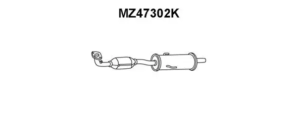 Catalytic Converter (MZ47302K)