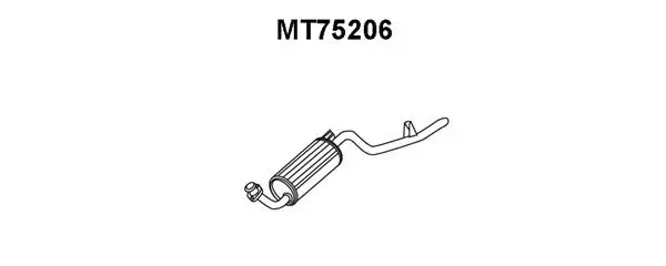 Rear Muffler (MT75206)