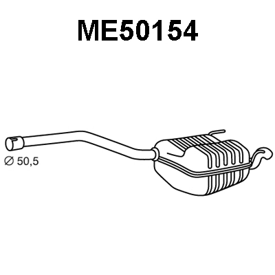 Rear Muffler (ME50154)