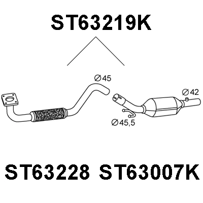 Catalytic Converter (ST63219K)