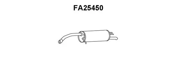 Rear Muffler (FA25450)