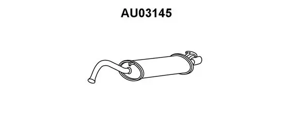 Rear Muffler (AU03145)