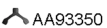 Rubber Strip, exhaust system (AA93350)