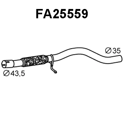 Exhaust Pipe (FA25559)