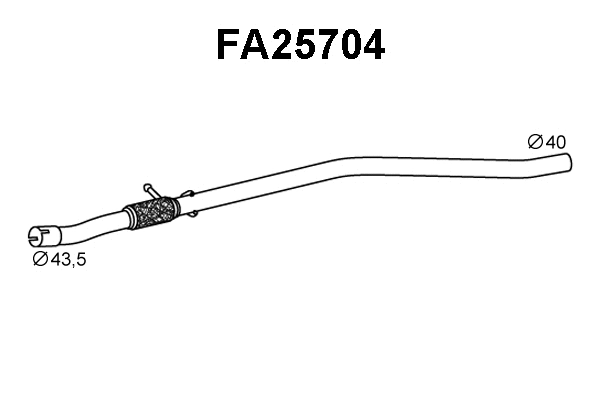 Exhaust Pipe (FA25704)