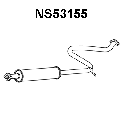 Front Muffler (NS53155)