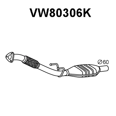 Catalytic Converter (VW80306K)