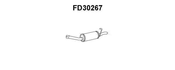 Rear Muffler (FD30267)