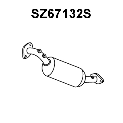 Soot/Particulate Filter, exhaust system (SZ67132S)