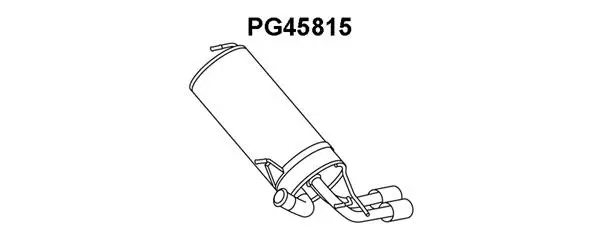 Rear Muffler (PG45815)