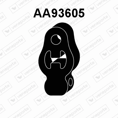 Rubber Strip, exhaust system (AA93605)