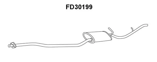 Rear Muffler (FD30199)