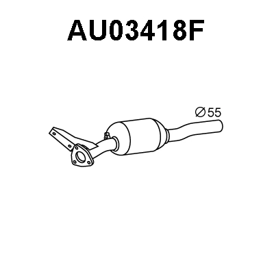 Soot/Particulate Filter, exhaust system (AU03418F)
