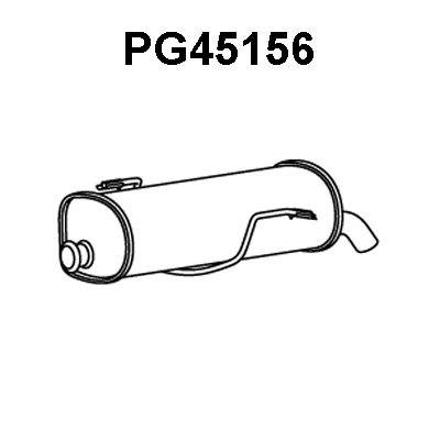 Rear Muffler (PG45156)