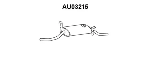 Rear Muffler (AU03215)