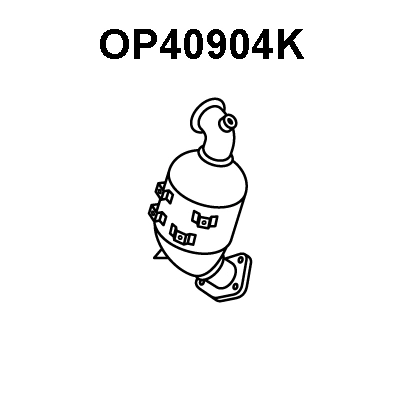 Catalytic Converter (OP40904K)