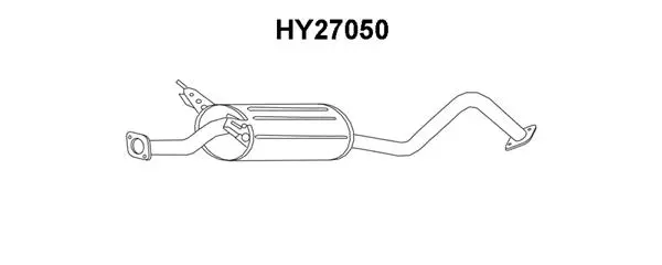 Rear Muffler (HY27050)