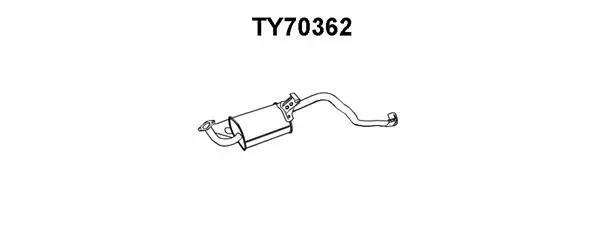 Rear Muffler (TY70362)