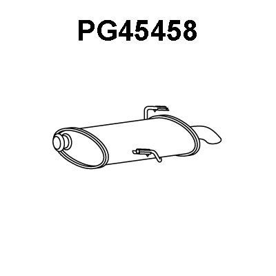 Rear Muffler (PG45458)