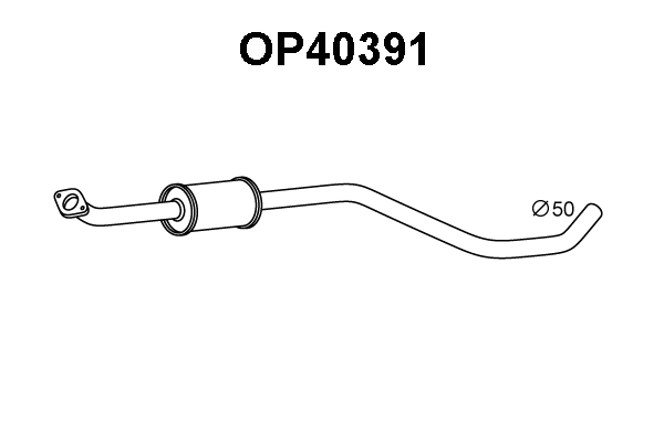 Front Muffler (OP40391)