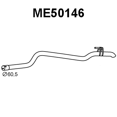 Exhaust Pipe (ME50146)