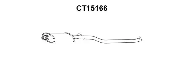 Centre Muffler (CT15166)