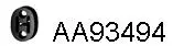 Rubber Strip, exhaust system (AA93494)