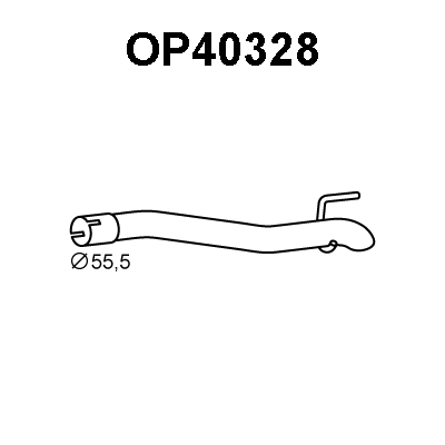 Exhaust Pipe (OP40328)