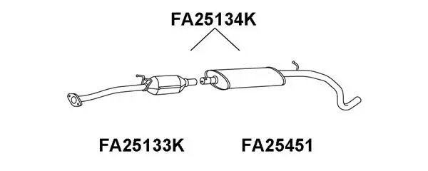 Catalytic Converter (FA25134K)