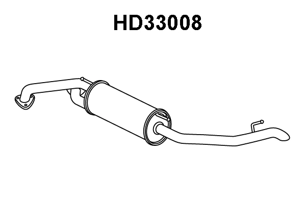 Rear Muffler (HD33008)