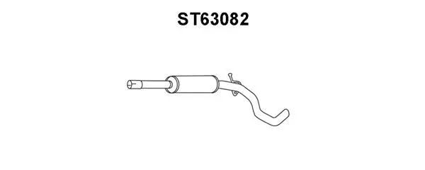 Centre Muffler (ST63082)