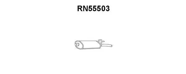 Rear Muffler (RN55503)
