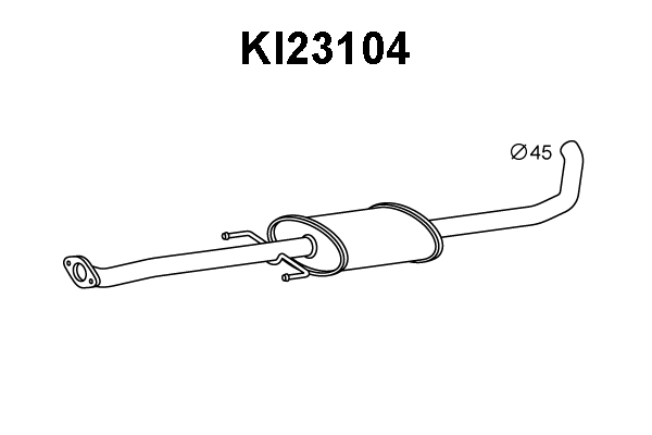 Front Muffler (KI23104)
