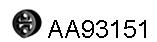 Rubber Strip, exhaust system (AA93151)
