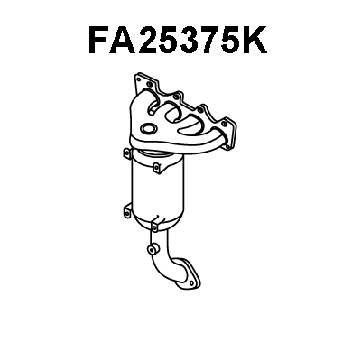 Catalytic Converter (FA25375K)