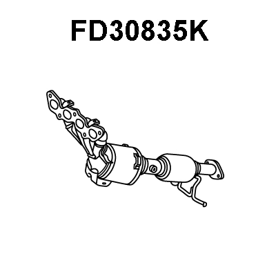 Manifold Catalytic Converter (FD30835K)
