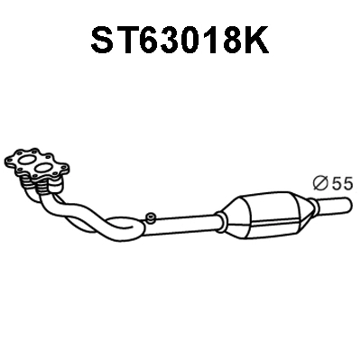 Catalytic Converter (ST63018K)