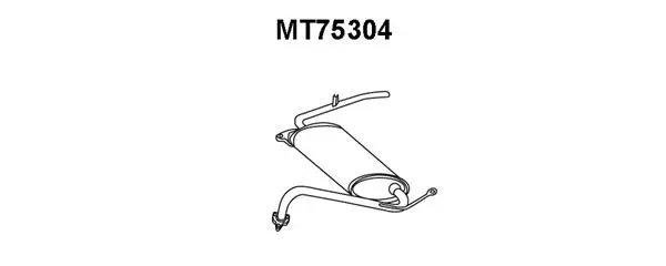 Rear Muffler (MT75304)