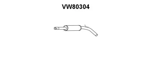 Front Muffler (VW80304)