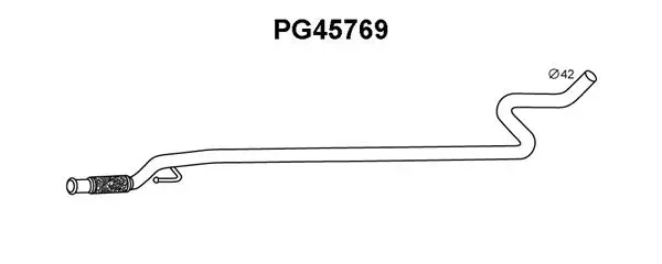 Exhaust Pipe (PG45769)