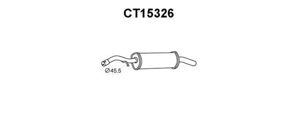 Rear Muffler (CT15326)