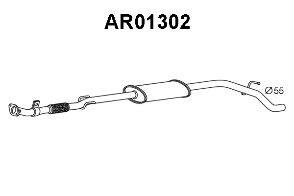 Front Muffler (AR01302)