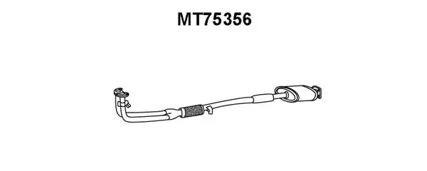 Front Muffler (MT75356)
