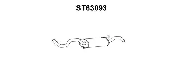 Rear Muffler (ST63093)